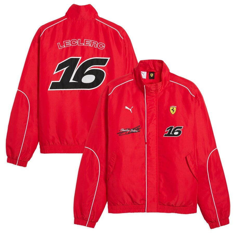 Scuderia Ferrari Charles Leclerc Driver Racing Jacket Unisex