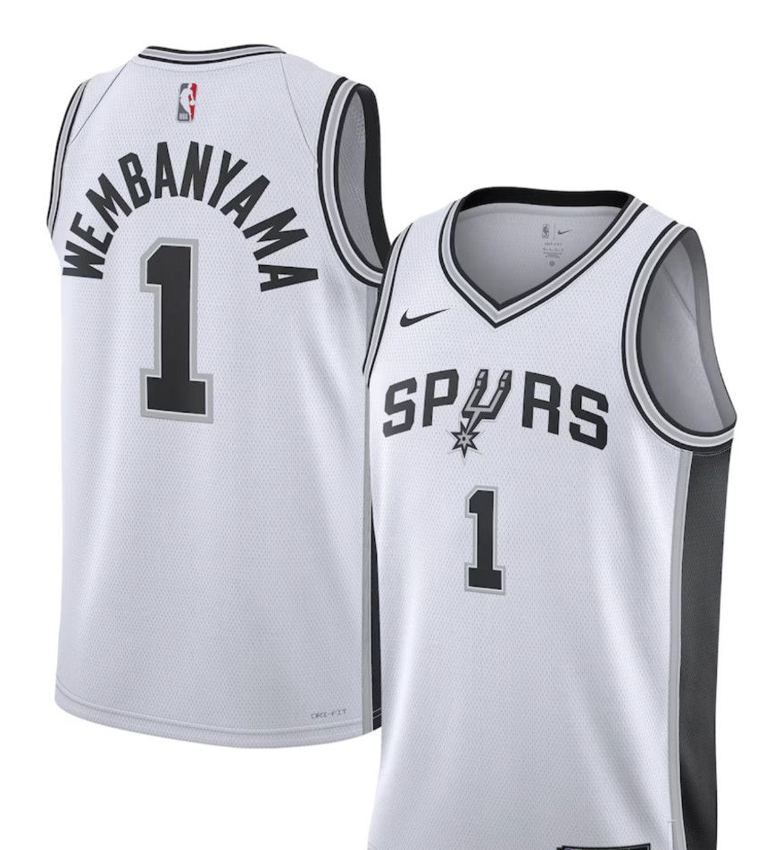 Spurs Wembanyama Blanco Edition